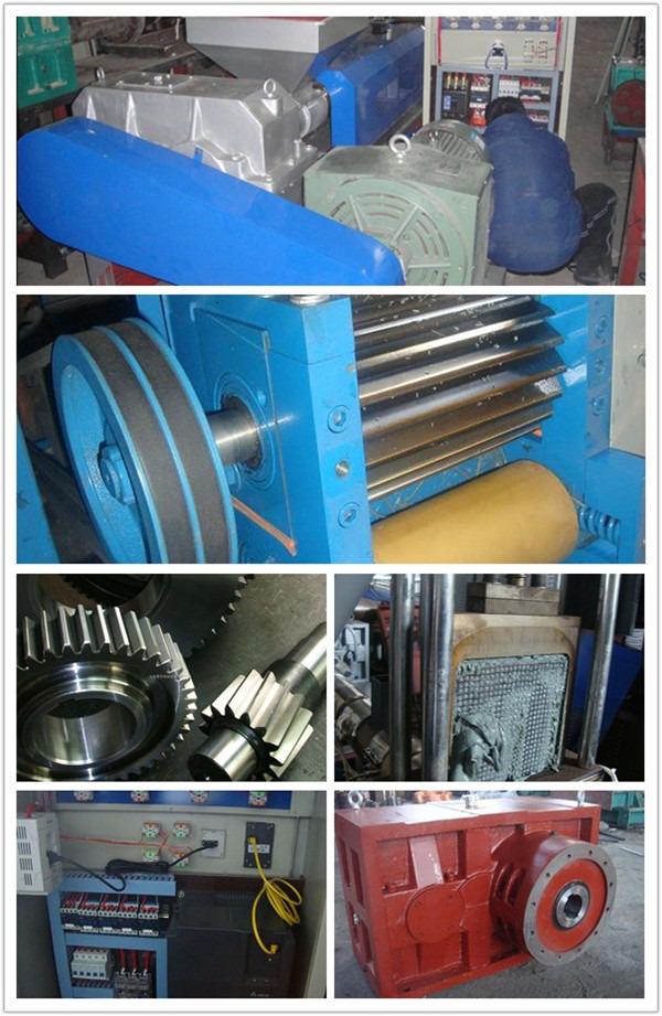 Water cooling plastic bag recycling machine