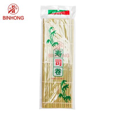 Chine Tapis de roulement de sushi faits main de Mao Bamboo 24*24cm à vendre
