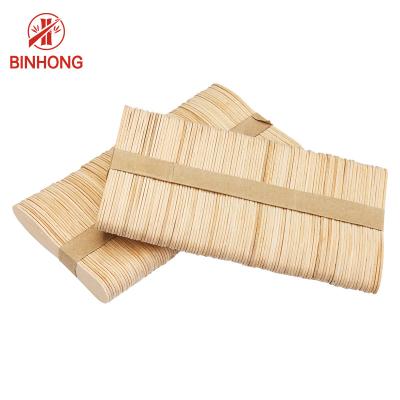 China Disposable Grade A 14cm Popsicle Wooden Sticks for sale