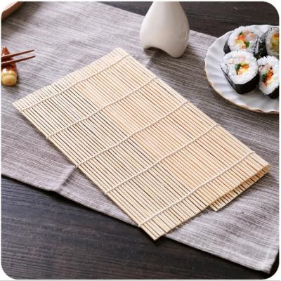 China Durable Natural Color 27cm Bamboo Rolling Mat for sale