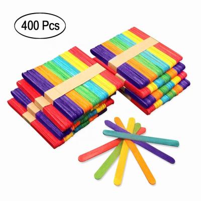 China O álamo 4.5Inch coloriu varas do picolé para ofícios de DIY à venda