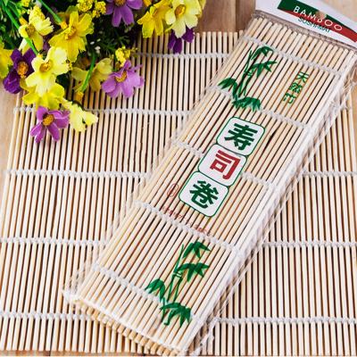 China Double Pointed 27cm*27cm Sushi Rolling Mat For Household for sale
