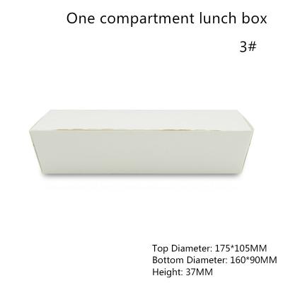 China One Compartment Microwavable Disposable Bento Box Containers for sale