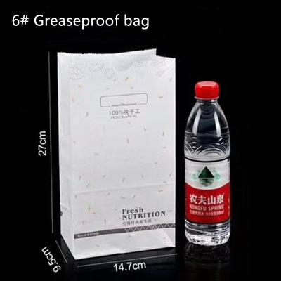 China Eco Friendly High Toughness Bakery Paper Bag With Thumb Cut for sale