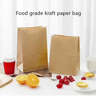 China ISO9001 Biodegradable Brown Bakery Paper Bag for sale