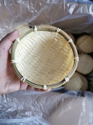 China OPP envolveu a cesta de bambu natural 17cm 19cm 23cm dos ofícios de bambu do presente da cesta de fruto à venda