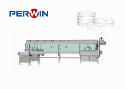 China 150mm Petri Dish Filling Machine 4000Pc/Hour Customized Peristaltic Pump for sale