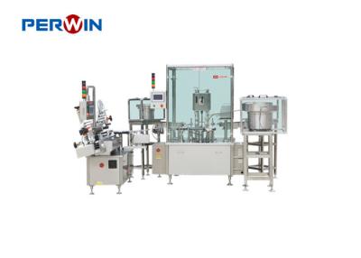 China 3KW Reagent Vial Filling Line Stoppering Machine For 5ml ~ 120ml for sale