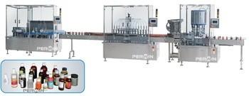 China 30ml Oral Liquid Filling Machine , Sticker Labeling Machine SGS Certification for sale