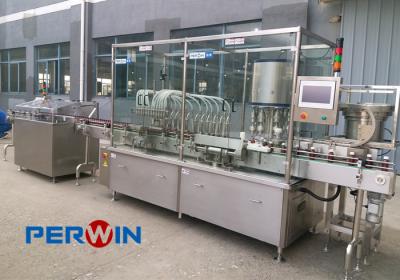 China Plastic Bottle Filling And Capping Machine 30ml~200ml Cough Syrup for sale