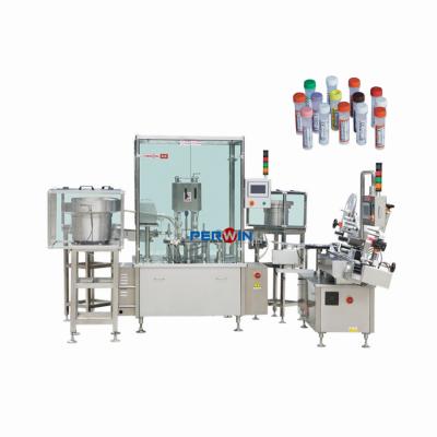 China PLC Controlled Compact Capping SGS E Liquid Bottling Machine for sale