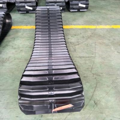 China Farm Machine Combine Harvester Rubber Track Conventional / Interchangeable Type for sale