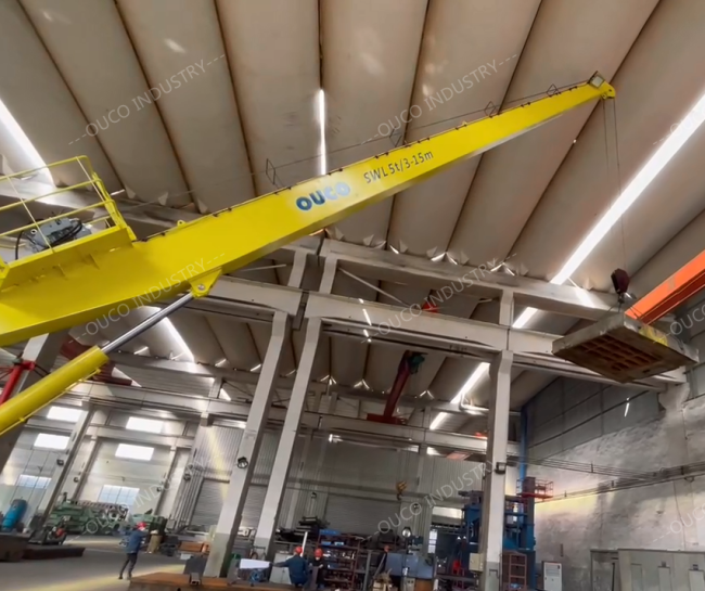 Ocean Stiff Boom Crane load test
