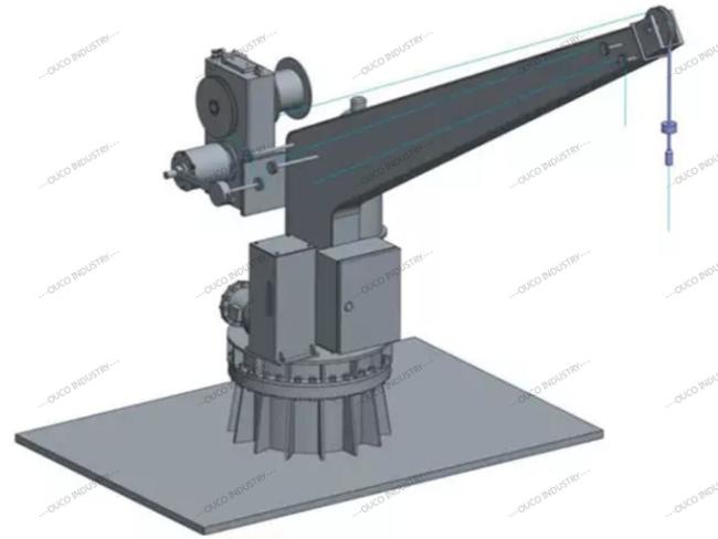 Single Arm Davit for Lifeboat and Rescue Boat 1