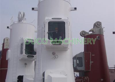 China Heavy Duty Hydraulic Marine Crane 26T 37m Excellent Positioning Performance for sale