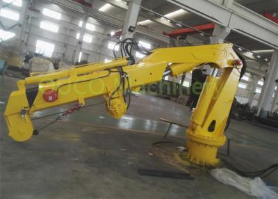 China Hydraulic Industry Steel Marine Crane Full Folding Telescopic Jib Boom for sale
