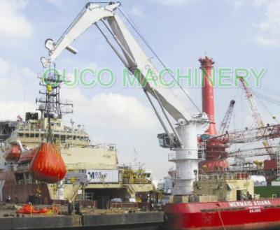 China 5 Ton Knuckle Boom Jib Crane High Reliability For Loading Cargoes Application for sale