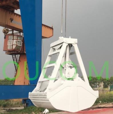 Китай Белая беспроводная работа грейферного ковша дистанционного управления радио вместе с краном продается