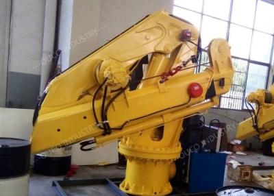 China 2t 6m Telescopic Knuckle Boom Crane For Port And Ships Operate Safety for sale