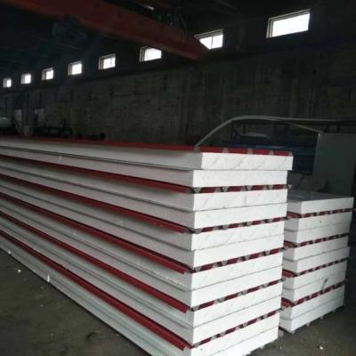 China Soundproofing Polystyrene 75mm EPS Sandwich Panel Building Material for sale