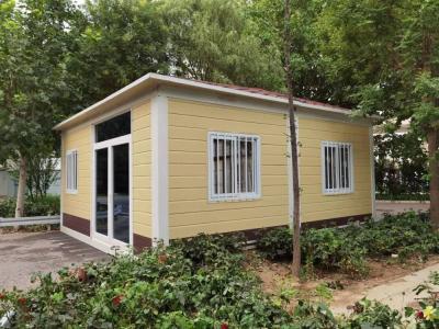 China Prefab Steel 20ft 40ft Foldable Container House Flat Pack for sale