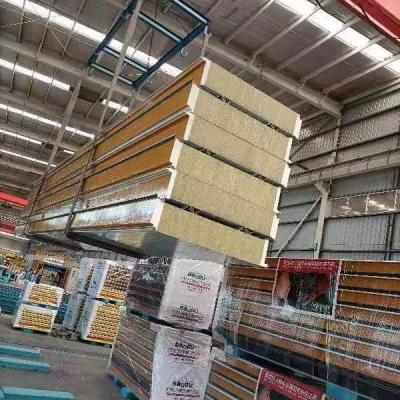 China Peso ligero acústico del panel de bocadillo de las lanas de roca de la alta durabilidad insonoro en venta