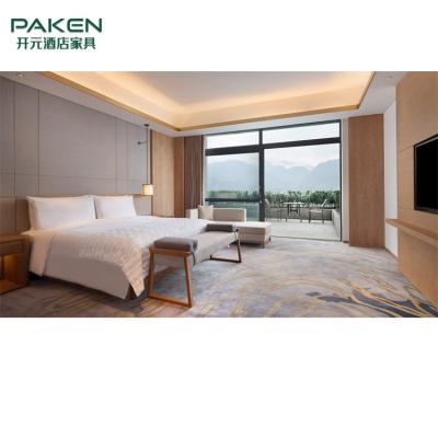 China Conjunto de dormitorio moderno modificado para requisitos particulares de los muebles de la habitación para el hotel de lujo de cinco estrellas en venta