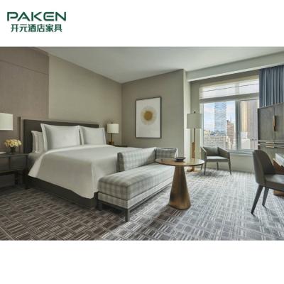China Sistema de madera modificado para requisitos particulares de los muebles del dormitorio del hotel de cinco estrellas del diseño moderno en venta