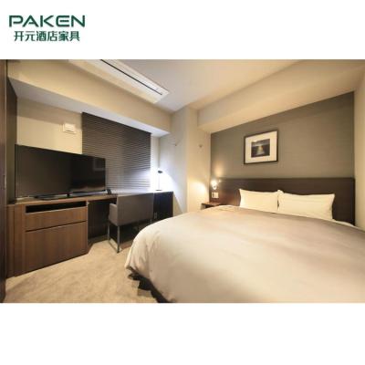 China Five Star Oak Veneer Hotel Bedroom Furniture Sets for sale