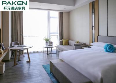 Chine Panneau en cuir de Hang Wall Wooden TV de tête de lit de tapisserie d'ameublement d'unité centrale de conception de groupe d'hôtel de Marriott à vendre