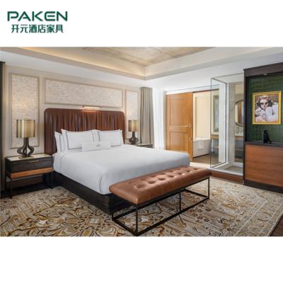 中国 ホテルの寝室の家具によってカスタマイズされるサイズからのホテルの内部適合のための粋なCasegoodsのMillworkのホテルの厚遇 販売のため