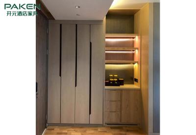 China Custom Made Wooden Wall Panel For Hotel Fixed Furniture for sale