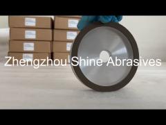Collegamento di resina 125 mm 9A3 Ruota di diamanti per la rettifica della superficie del carburo