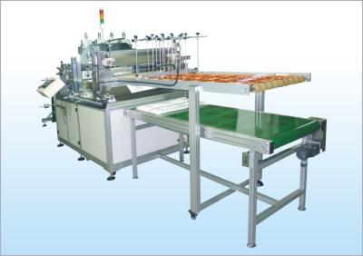 China 7.5KW PLC Ultrasonic Nonwoven Filter Bag Dust Bag Slicing Machine XL-60 for sale
