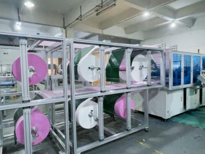 China Máquina de filtro de bolsas de fusión para dos rollos superiores e inferiores de algodón primario en venta