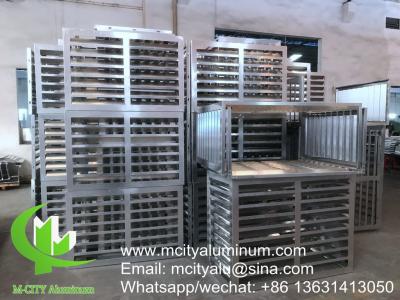 Exterior air conditioner cover aluminum cover for facade decoration