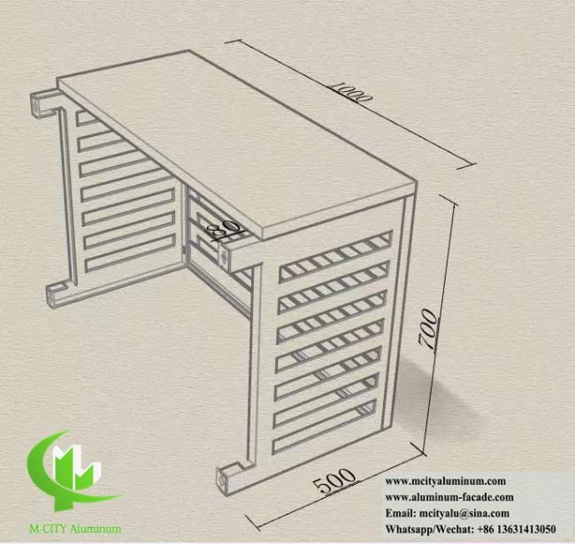 aluminum AC covers can be customized