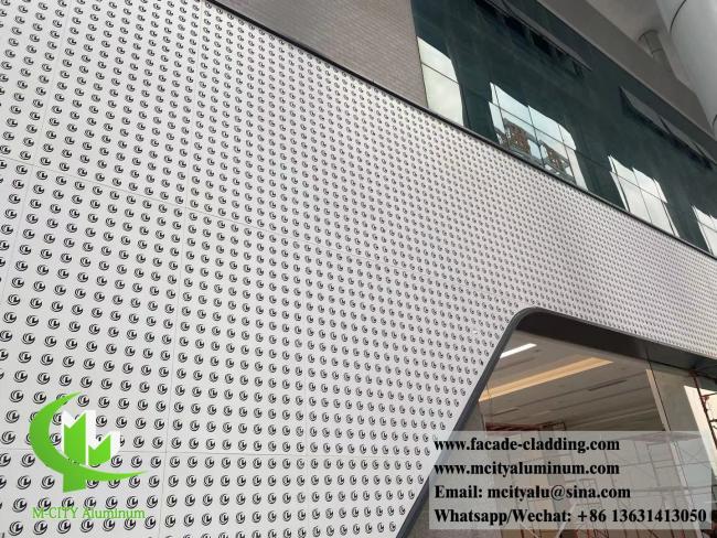 Metal decorative fence panel design example