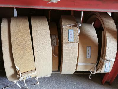 China Asbestos Free Woven Winch Brake Lining For Overhead Crane for sale
