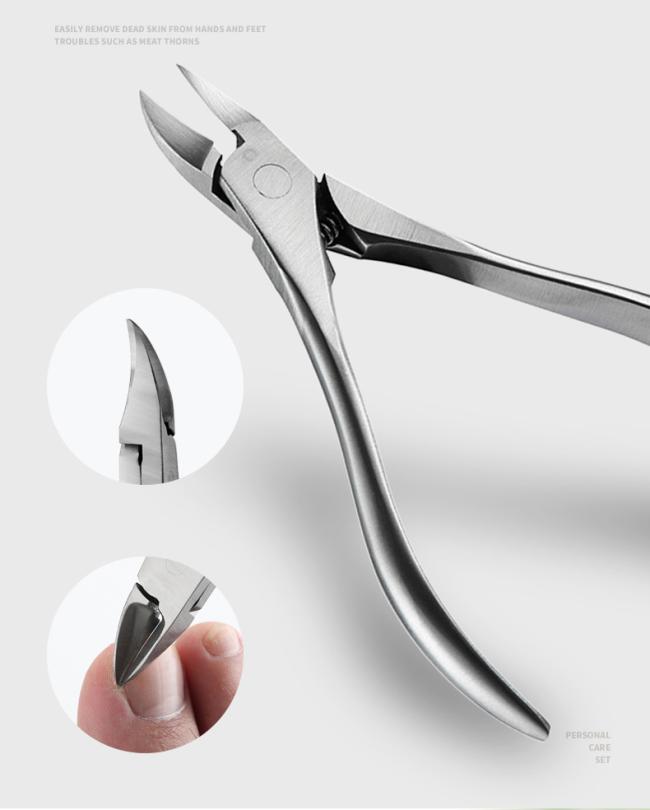 Professional 8pcs Luxurious Nail Clippers Kit New Arrival Design Thick Stainless Steel Nail Grooming Set for Men Gifts