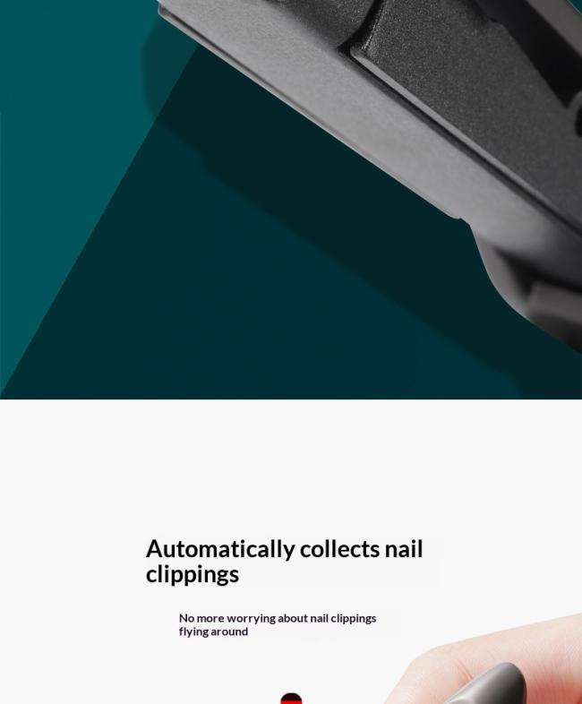 New Anti-splash Bionic Stainless Steel Curved Blade Wide Jaw Opening Golden Cicada Nail Clipper Portable 2-Piece Set