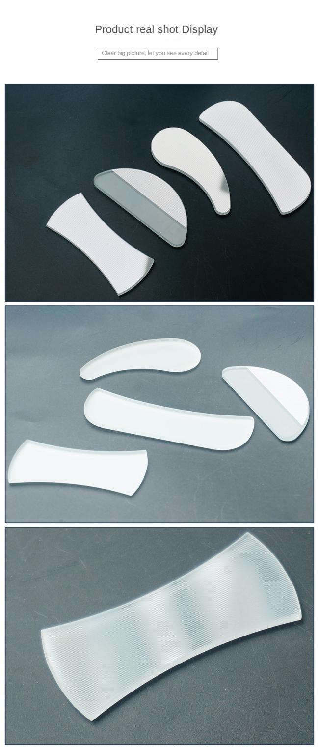 Professional New Double-Sided Nano Glass Nail File with Crystal Glass Polishing Strip 600-3000 Grit 7*3cm Size