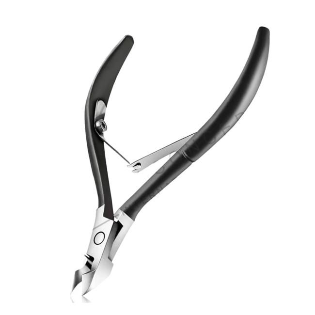 Professional High Quality Stainless Steel Nail Clippers Cuticle Clippers Curved Blade 7mm Jaw Durable Portable Manicure Tool for