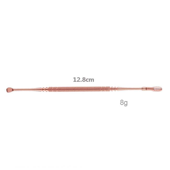 FOCSTAR Innovative Double-Ended Earpick Rose Gold Stainless Steel Ear Wax Removal Remover BTI002