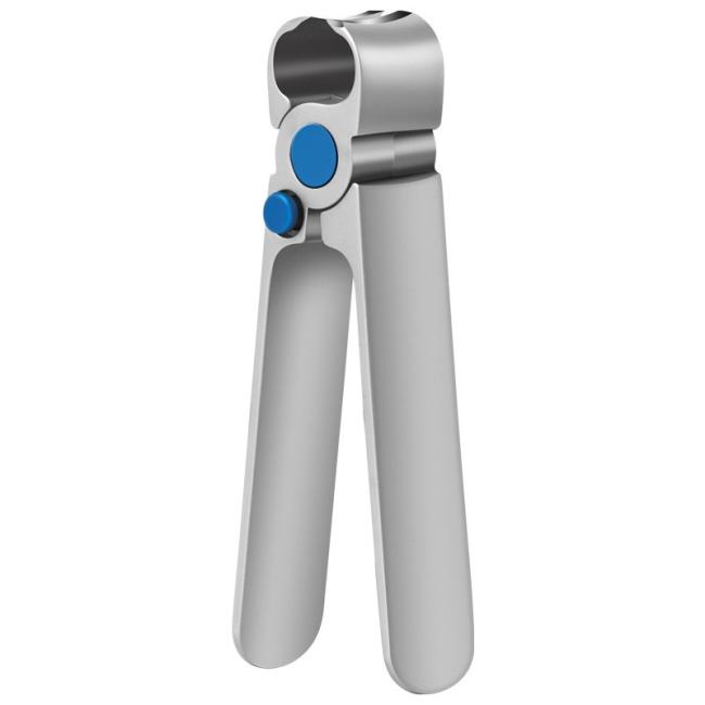 FOCSTAR Curved Blade Nail Clippers New Design Wide-Mouth Stainless Steel with Safe Lock Mute Manicure Tool for Fingers (BT2067)