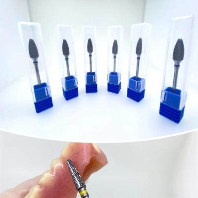 China Silver Dental Crown Cutting Burs Tungsten Carbide For Shaping And Grinding for sale
