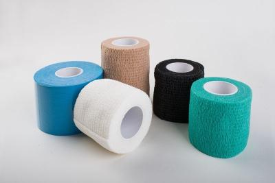 China Colored Self-Adhesive Non-Woven Cohesive Bandage Adhesive Elastic Bandage for sale