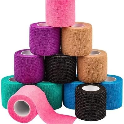 China Self Adhesive Bandage Wrap Athletic Tape, Vet Wrap, Tattoo Grip Tape Wrap，Ankle Tape, Cohesi for sale