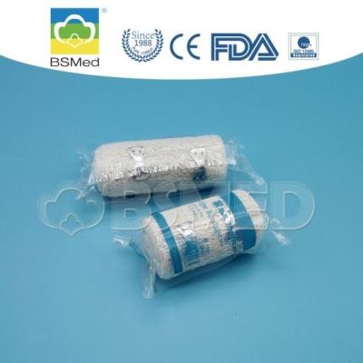 Chine Certification blanche de FDA de bandage de crêpe de toucher doux de coton médical de pansement à vendre