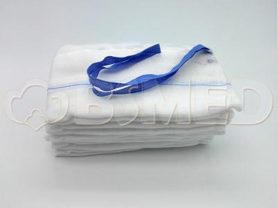 Chine Les éponges du coton X Ray de la coutume 100, absorbant ont blanchi des éponges de laparotomie à vendre